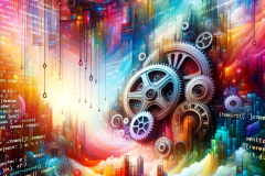 DALL·E-2023-10-22-20.44.15-Photo-of-a-vibrant-and-colorful-background-with-sharp-and-defined-impressions-of-JavaScript-code-snippets.-The-atmosphere-is-less-dreamy-and-leans-tow